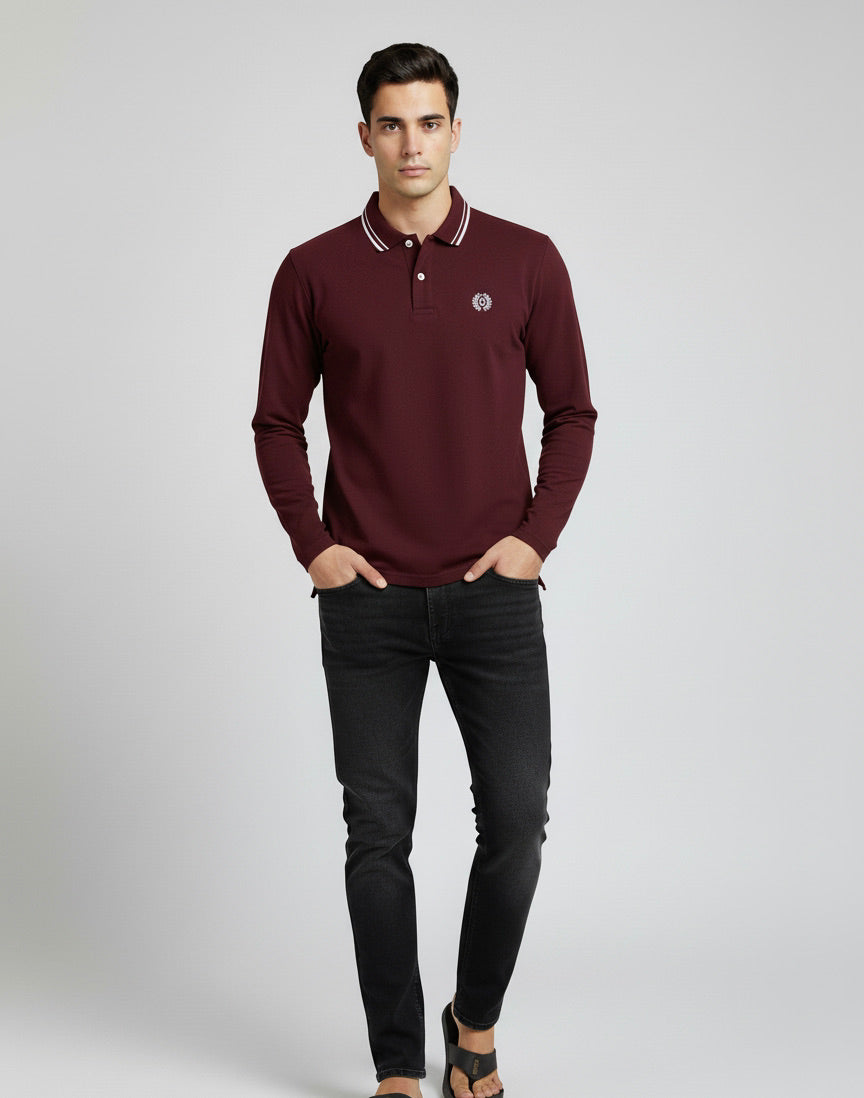 FULL SLEEVE POLO SHIRT