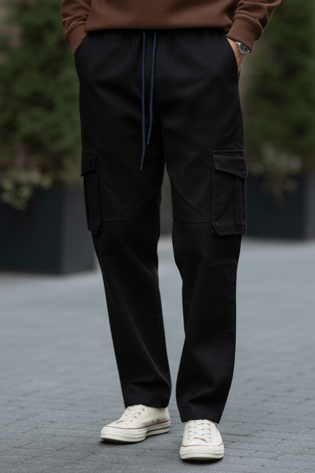 PREMIUM 6 POCKET bagg CARGO PENTS FOR MEN-RARE N FITS (GREY)