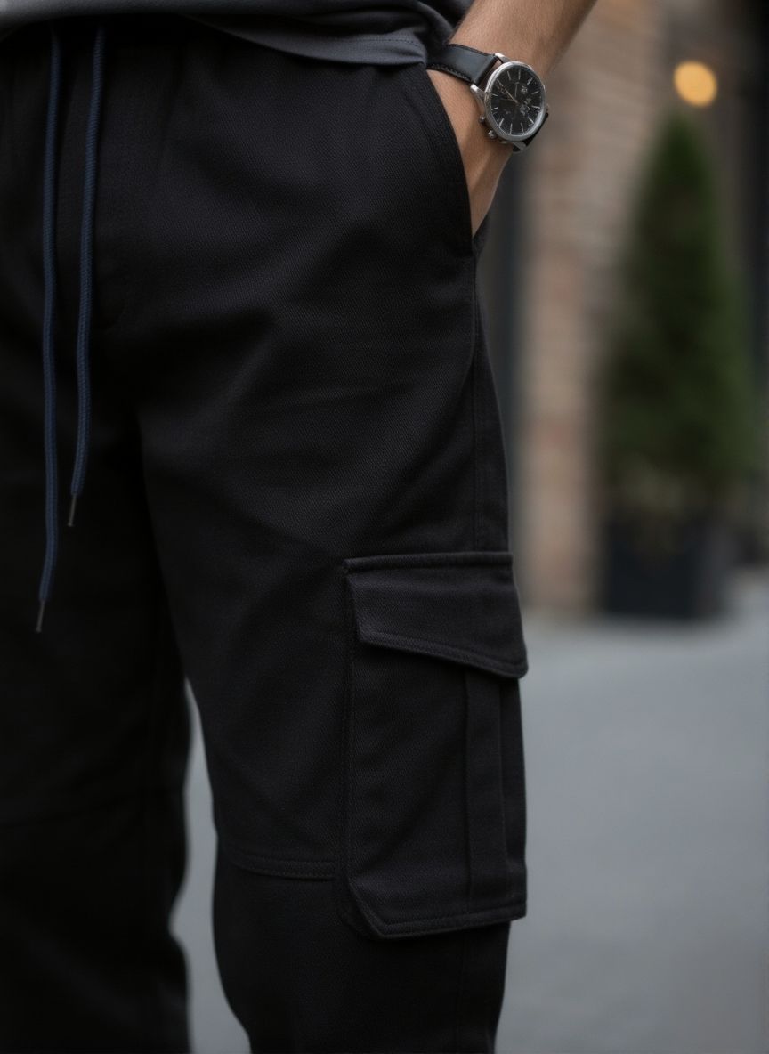 PREMIUM 6 POCKET bagg CARGO PENTS FOR MEN-RARE N FITS (GREY)