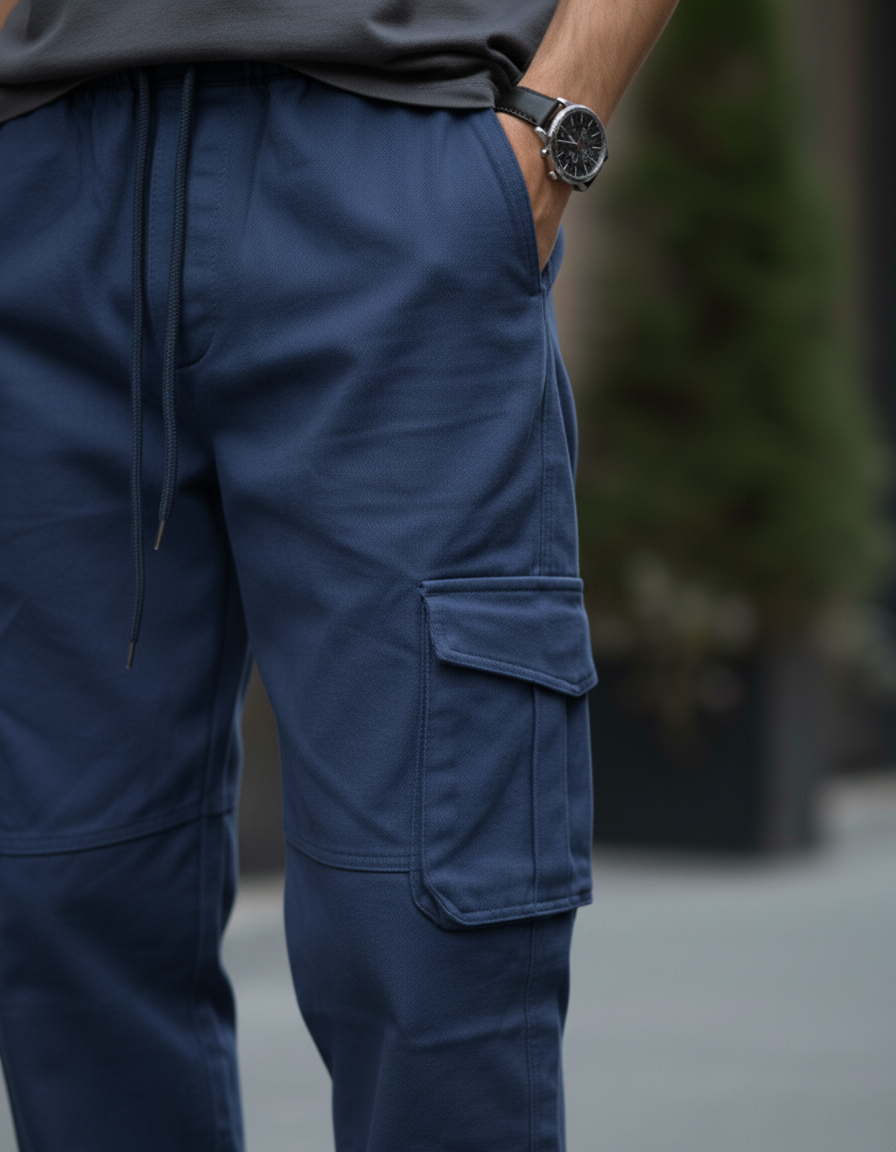 PREMIUM 6 POCKET bagg CARGO PENTS FOR MEN-RARE N FITS (GREY)